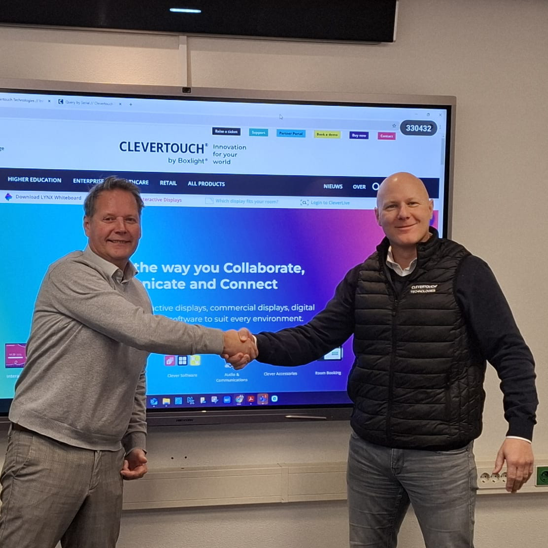 LMS Distribution en Clevertouch Nederland sluiten partnership thumbnail